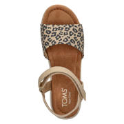 thumbnail: Toms Diana Jr. sandalen met panterprint beige/zwart