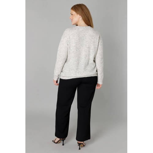 Base Level Curvy cardigan met wol afbeelding
