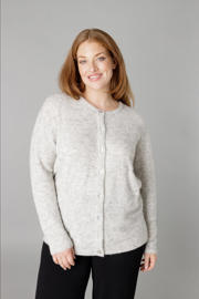 thumbnail: Base Level Curvy cardigan met wol