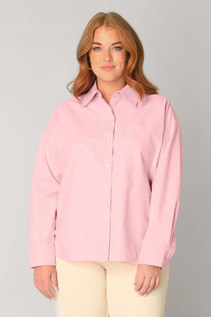 katoenen blouse lichtroze