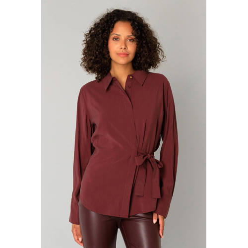 Yest blouse donkerrood afbeelding