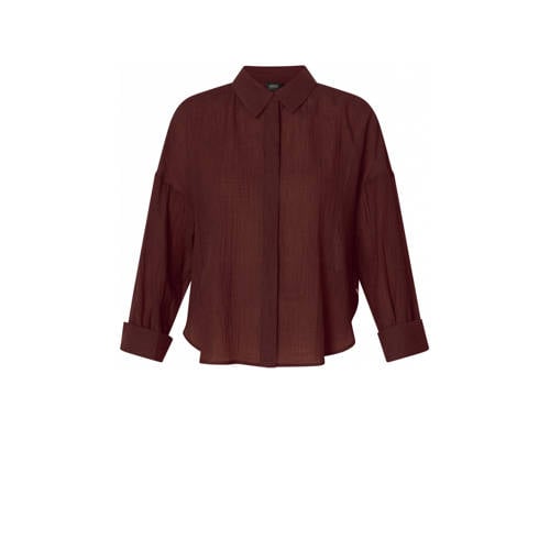 Yest blouse donkerrood afbeelding
