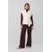 s.Oliver teddy gebreid vest ecru