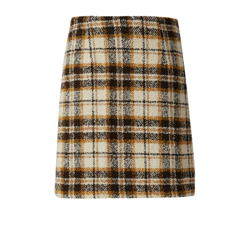 s.Oliver bouclé mini rok ecru afbeelding