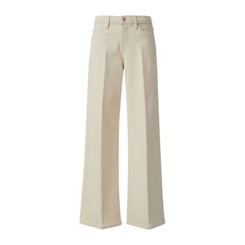 s.Oliver wide leg jeans beige afbeelding