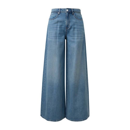 s.Oliver high waist baggy jeans light blue denim afbeelding