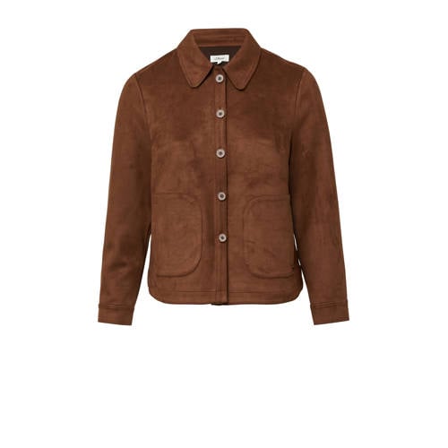 s.Oliver Curve suede jasje bruin afbeelding