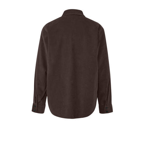 s.Oliver Curve blouse donkerbruin afbeelding