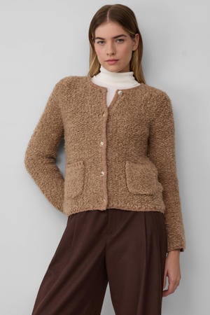 gebreid vest met wol