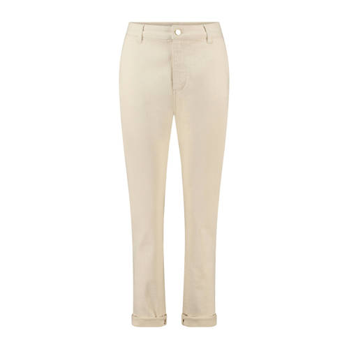 CLAUDIA BY CLAUDIA STRÄTER denim slim regular waist chino ecru afbeelding
