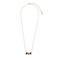 Otazu gold plated ketting met Swarovski kristallen Triple Leaf Amethyst