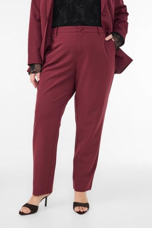 straight regular waist broek