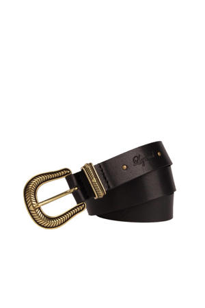 leren riem zwart