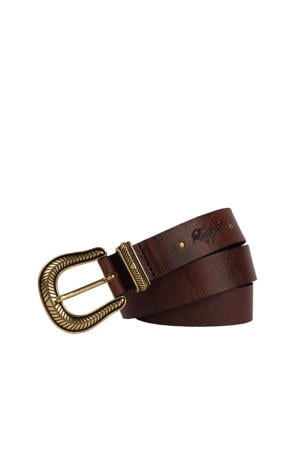 leren riem bruin
