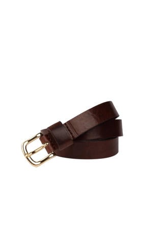 leren riem donkerbruin