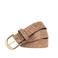Legend leren riem met slangenprint lichtbruin