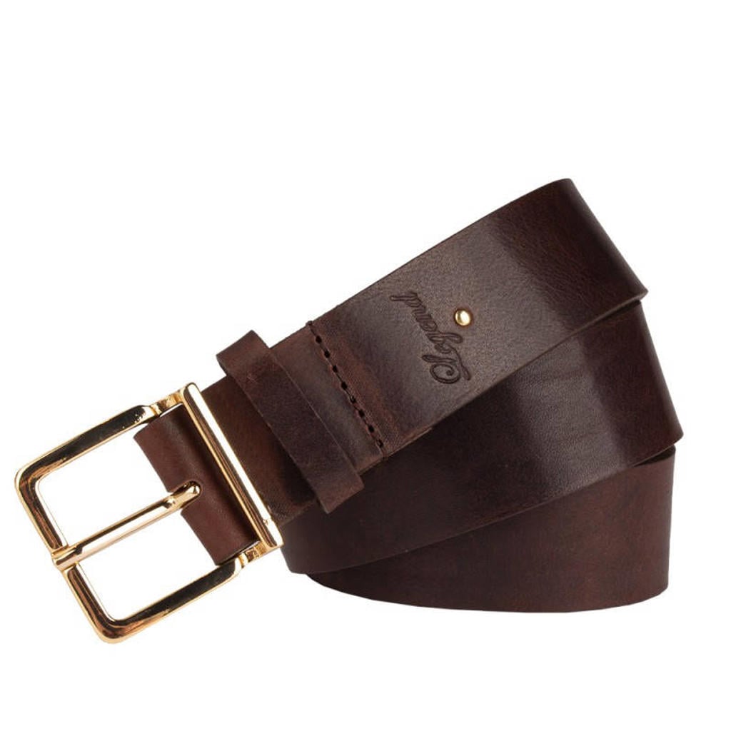 Legend leren riem donkerbruin