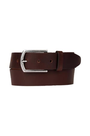 leren riem donkerbruin
