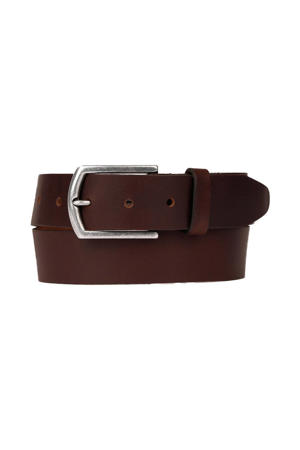 leren riem donkerbruin