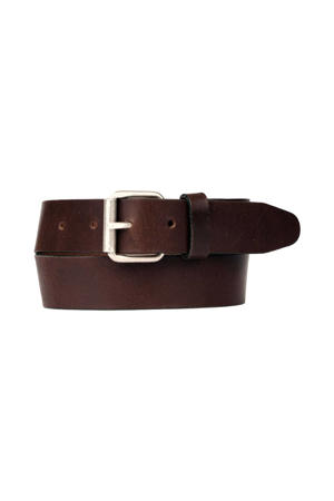 leren riem donkerbruin