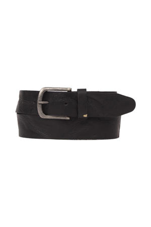 leren riem zwart