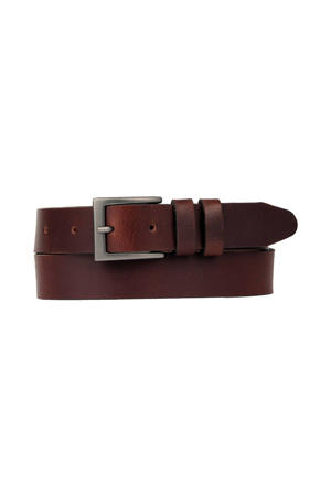 leren riem donkerbruin