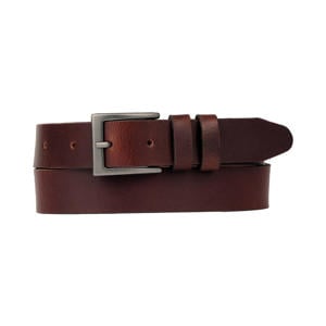 leren riem donkerbruin
