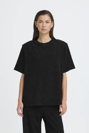 T-shirt zwart met glitter