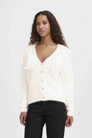 gebreid vest ecru