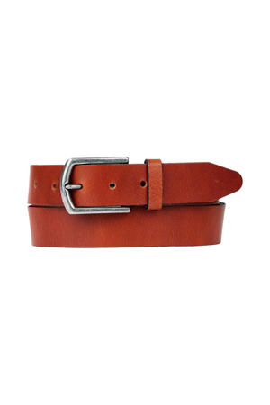 leren riem cognac