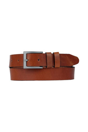 leren riem cognac
