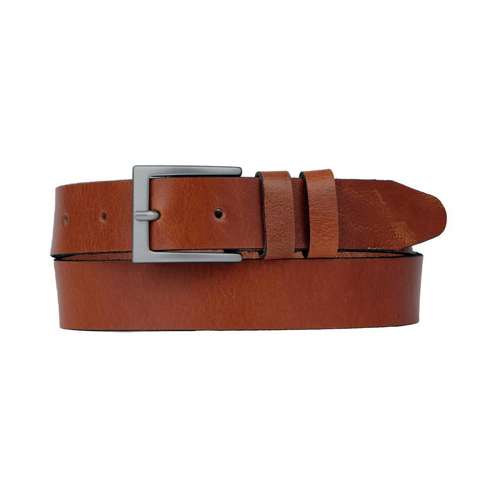 Petrol Industries leren riem cognac