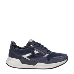 Rollingsoft suède sneakers donkerblauw