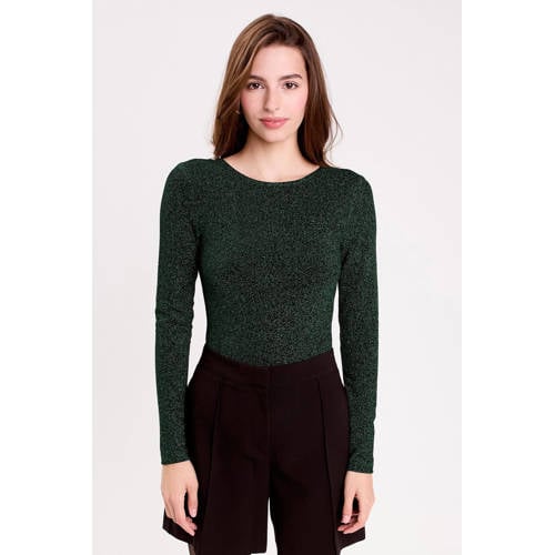 Cache Cache body donkergroen met glitter afbeelding