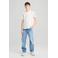 America Today waist straight leg jeans light blue denim