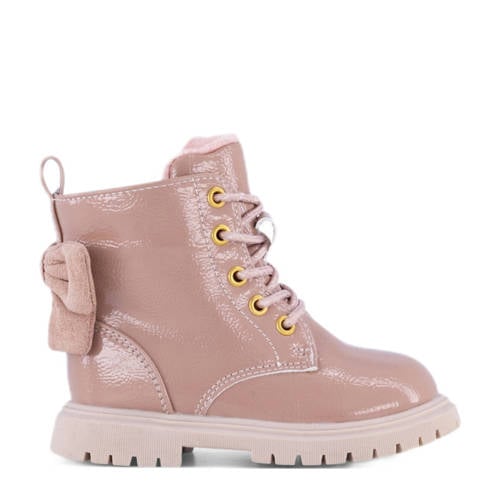 Graceland lakleren enkelboots met profielzool lichtroze