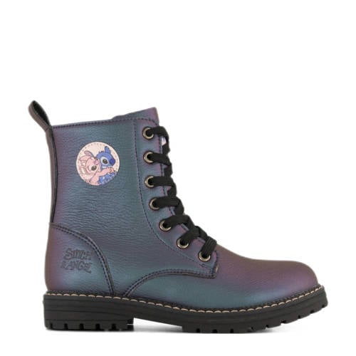 Stitch veterboots blauw