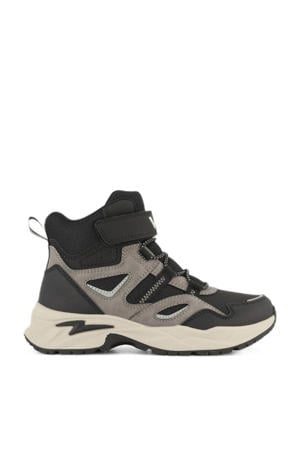 Schoolkind sneakers zwart/grijs