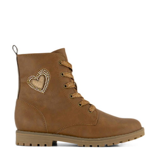 Graceland veterboots cognac afbeelding