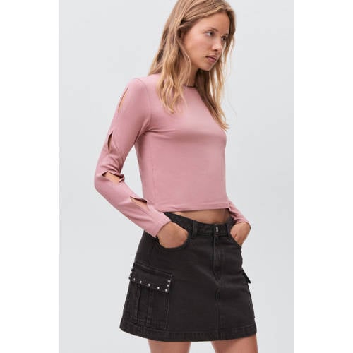 MANGO TEEN longsleeve roze afbeelding