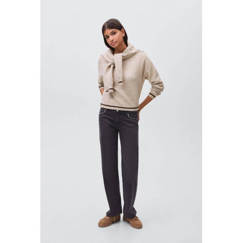 MANGO TEEN trui beige fijn gebreid afbeelding