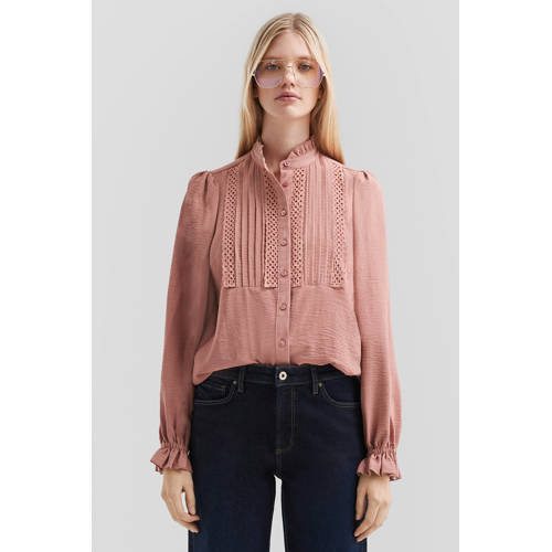 QS blouse oudroze afbeelding