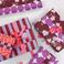 CollectivWarehouse x Wehkamp cadeaupapier - Pink Plum Party (set van 3)