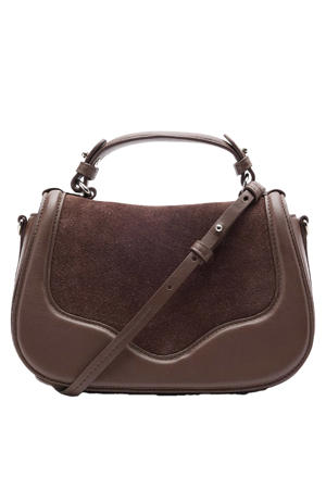leren crossbody tas bruin