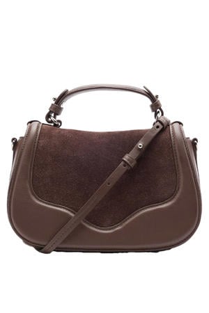 leren crossbody tas bruin