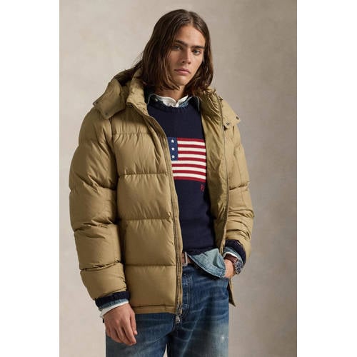 POLO Ralph Lauren gewatteerde jas camel afbeelding