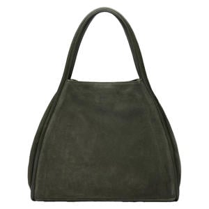 suede shopper groen