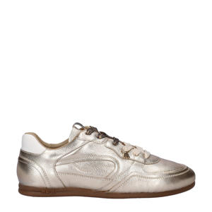 Elena leren sneakers goud