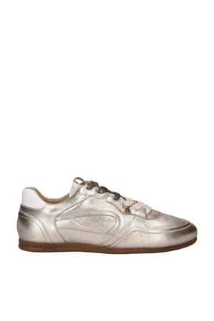 Elena leren sneakers goud