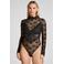 Hunkemöller stringbody Jude zwart